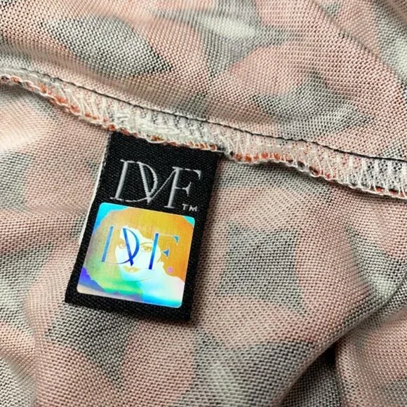 DIANE VON FURSTENBERG Keesa Silk Jersey Cowl Neck Sleeveless Fau Wrap Dress - Picture 10 of 10